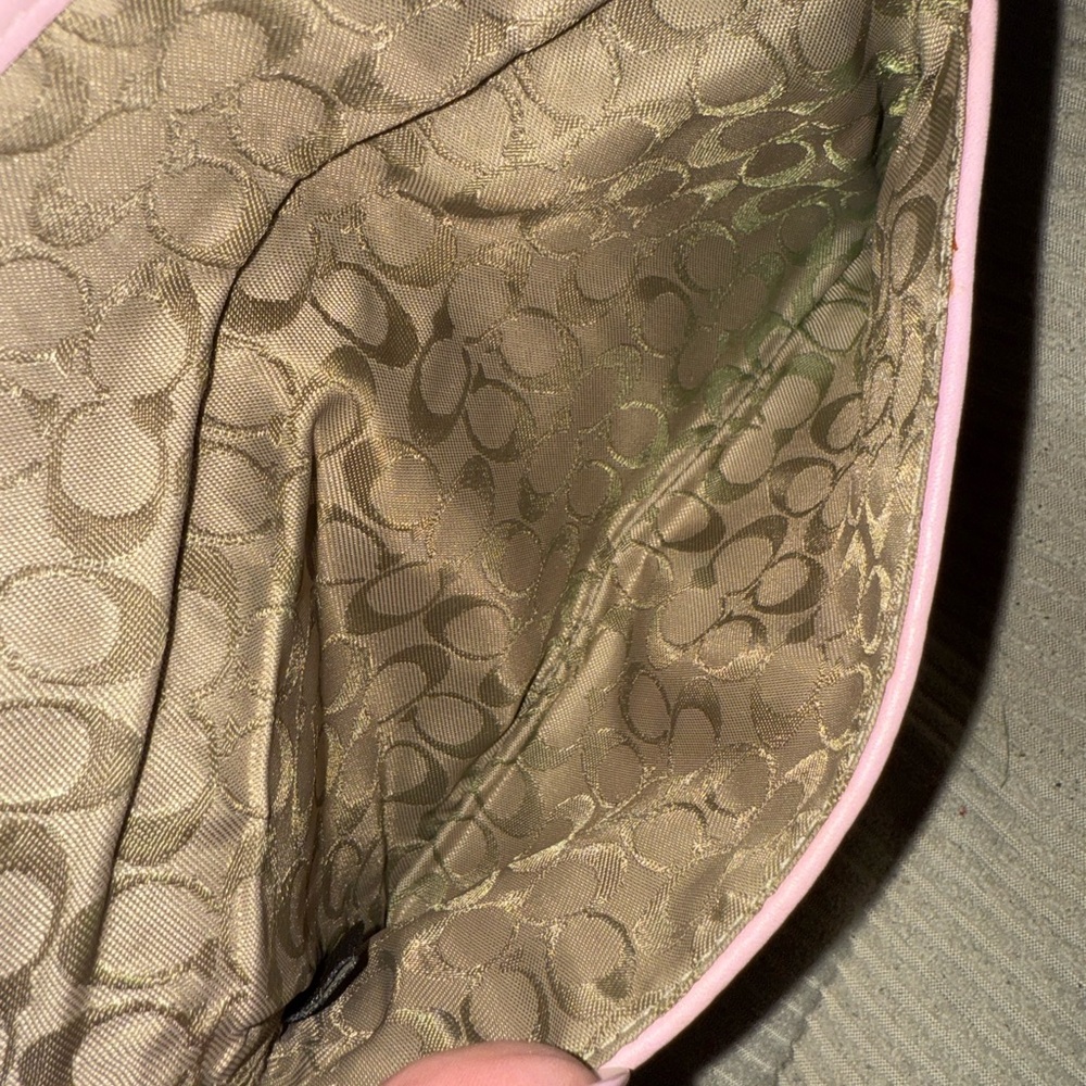 Coach Pink Clutch Wristlet - Picture 3 of 4